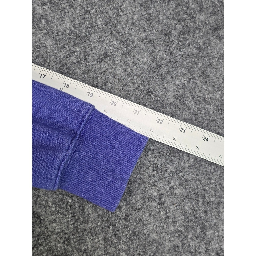 The North Face Sweatshirt Womens Medium Purple Heather Logo Pullover Hoodie - Picture 7 of 11